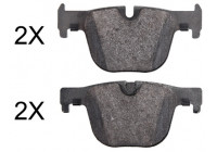 Kit de plaquettes de frein, frein à disque 37925 ABS