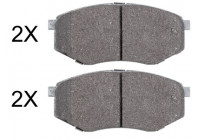 Kit de plaquettes de frein, frein à disque 37932 ABS