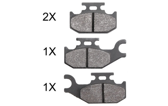 Kit de plaquettes de frein, frein à disque 37933 ABS