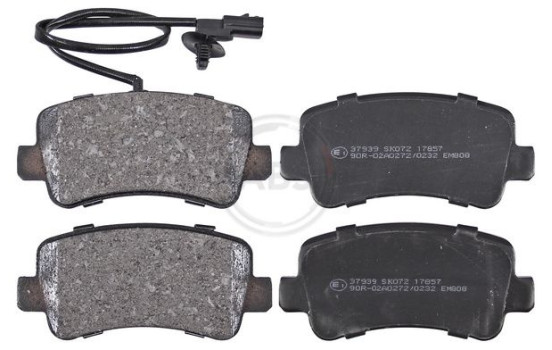 Kit de plaquettes de frein, frein à disque 37939 ABS
