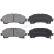 Kit de plaquettes de frein, frein à disque 37943 ABS, Vignette 2
