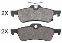 Kit de plaquettes de frein, frein à disque 37944 ABS