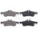 Kit de plaquettes de frein, frein à disque 37944 ABS, Vignette 2
