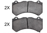 Kit de plaquettes de frein, frein à disque 37950 ABS