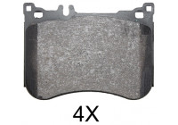 Kit de plaquettes de frein, frein à disque 37952 ABS