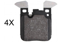 Kit de plaquettes de frein, frein à disque 37953 ABS