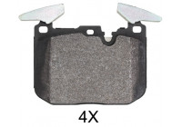 Kit de plaquettes de frein, frein à disque 37954 ABS