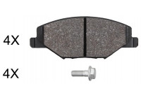 Kit de plaquettes de frein, frein à disque 37957 ABS