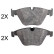 Kit de plaquettes de frein, frein à disque 37960 ABS