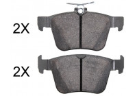 Kit de plaquettes de frein, frein à disque 37965 ABS
