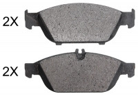 Kit de plaquettes de frein, frein à disque 37971 ABS
