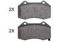 Kit de plaquettes de frein, frein à disque 37988 ABS