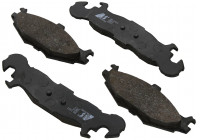 Kit de plaquettes de frein, frein à disque 38219 ABS