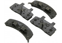 Kit de plaquettes de frein, frein à disque 38368 ABS