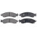 Kit de plaquettes de frein, frein à disque 38412 ABS, Vignette 3