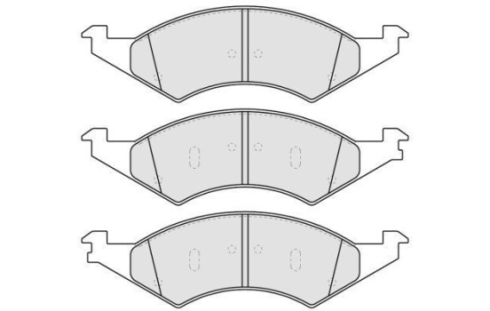 Kit de plaquettes de frein, frein à disque 38421 ABS, Image 2