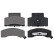 Kit de plaquettes de frein, frein à disque 38459 ABS, Vignette 3