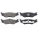 Kit de plaquettes de frein, frein à disque 38512 ABS, Vignette 2