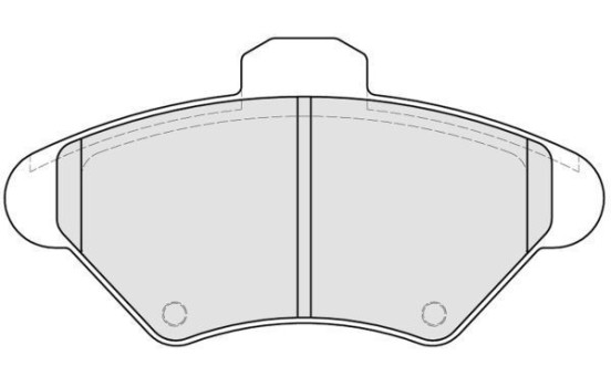 Kit de plaquettes de frein, frein à disque 38600 ABS, Image 2