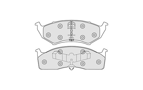 Kit de plaquettes de frein, frein à disque 38642 ABS, Image 3