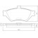 Kit de plaquettes de frein, frein à disque 38659 ABS, Vignette 2