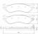 Kit de plaquettes de frein, frein à disque 38702 ABS, Vignette 2