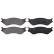 Kit de plaquettes de frein, frein à disque 38702 ABS, Vignette 3