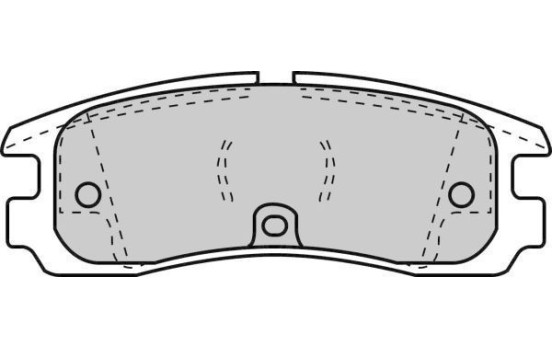 Kit de plaquettes de frein, frein à disque 38754 ABS, Image 2