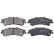 Kit de plaquettes de frein, frein à disque 38792 ABS, Vignette 3