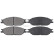 Kit de plaquettes de frein, frein à disque 38803 ABS, Vignette 3