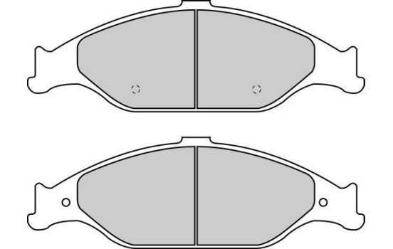 Kit de plaquettes de frein, frein à disque 38804 ABS