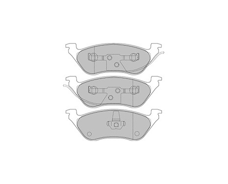 Kit de plaquettes de frein, frein à disque 38858 ABS, Image 3