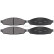 Kit de plaquettes de frein, frein à disque 38953 ABS, Vignette 2