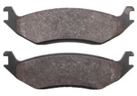 Kit de plaquettes de frein, frein à disque 38967 ABS