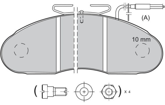 Kit de plaquettes de frein, frein à disque 598001 Valeo, Image 2