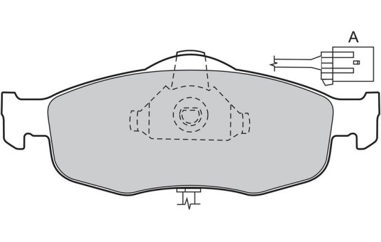 Kit de plaquettes de frein, frein à disque 598033 Valeo, Image 2