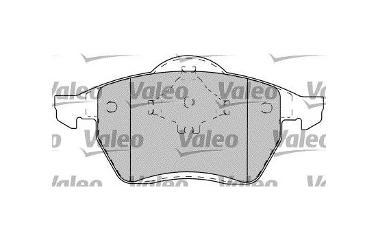 Kit de plaquettes de frein, frein à disque 598049 Valeo, Image 2