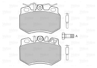 Kit de plaquettes de frein, frein à disque 598176 Valeo