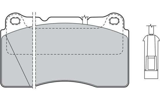 Kit de plaquettes de frein, frein à disque 598309 Valeo, Image 2