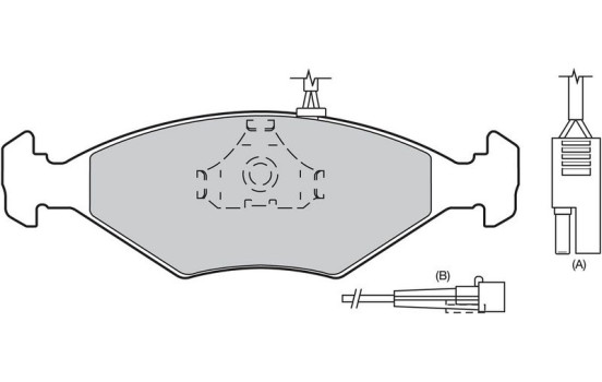 Kit de plaquettes de frein, frein à disque 598423 Valeo, Image 2