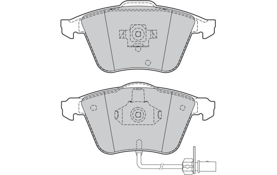 Kit de plaquettes de frein, frein à disque 598750 Valeo, Image 2