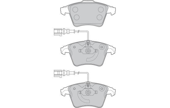 Kit de plaquettes de frein, frein à disque 598940 Valeo, Image 2