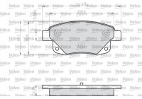 Kit de plaquettes de frein, frein à disque 872486 Valeo