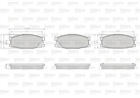 Kit de plaquettes de frein, frein à disque 872501 Valeo