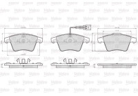 Kit de plaquettes de frein, frein à disque 872746 Valeo