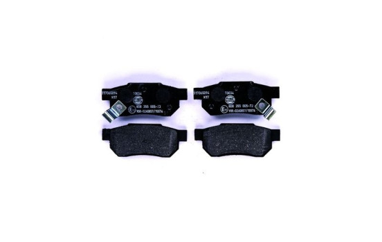 Kit de plaquettes de frein, frein à disque 8DB 355 005-731 Hella