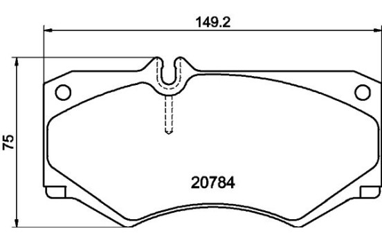 Kit de plaquettes de frein, frein à disque 8DB 355 006-061 Hella, Image 4