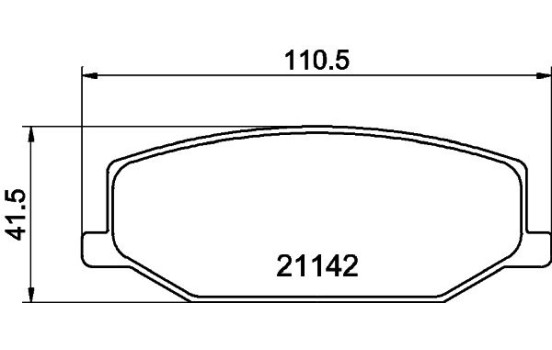 Kit de plaquettes de frein, frein à disque 8DB 355 006-161 Hella, Image 4