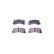 Kit de plaquettes de frein, frein à disque 8DB 355 006-431 Hella