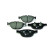 Kit de plaquettes de frein, frein à disque 8DB 355 006-551 Hella